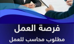 مطلوب محاسب للعمل في شركة اهلية في بغداد المنصور